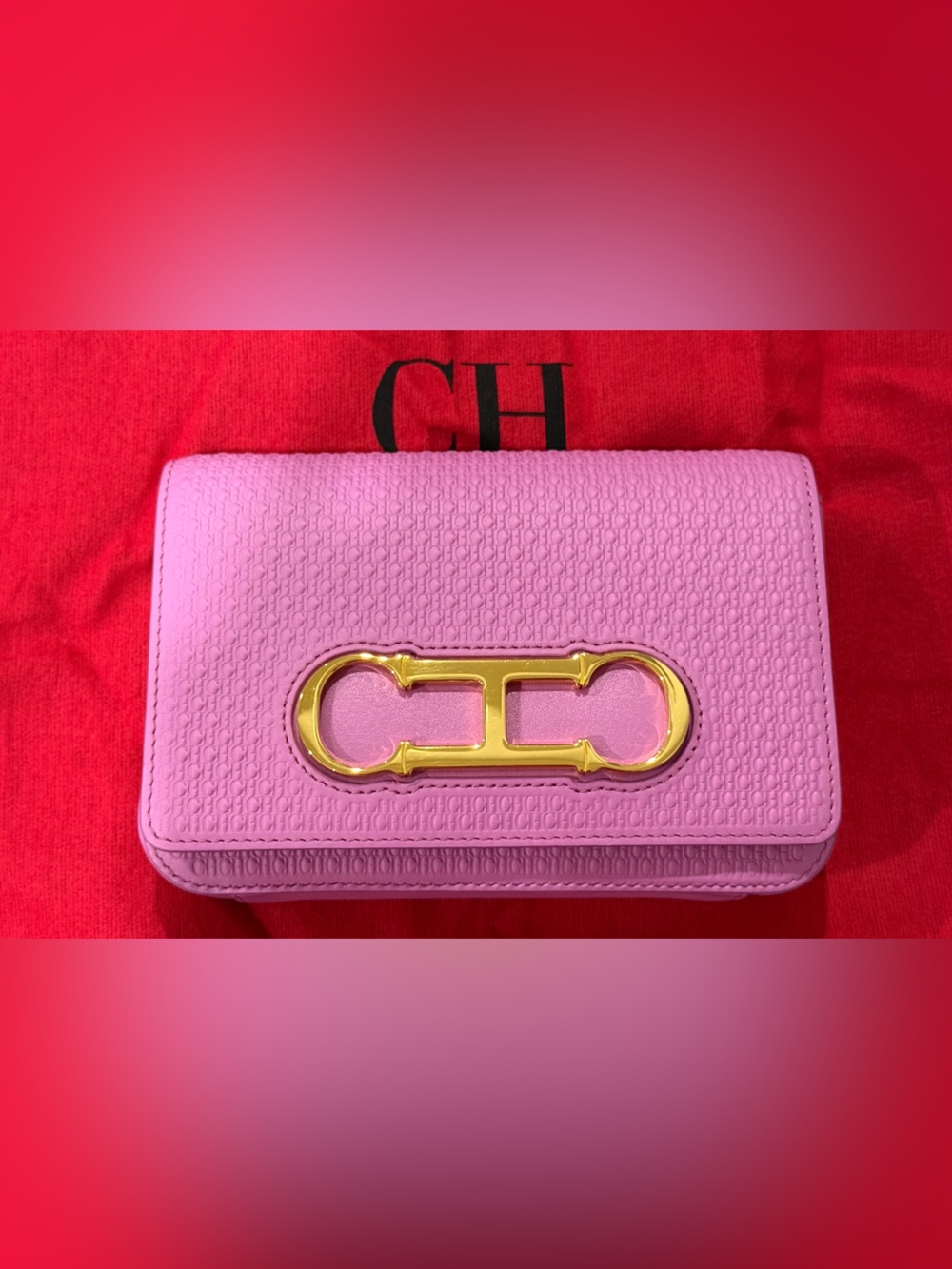 NWT CAROLINA HERRERA Initials Insignia Crossbody | Small Crossbody Bag